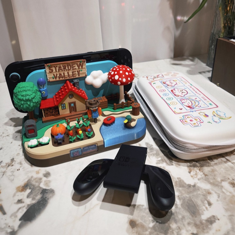 Gaming Console With - Switch Dock Stardew Valley Farm Thema