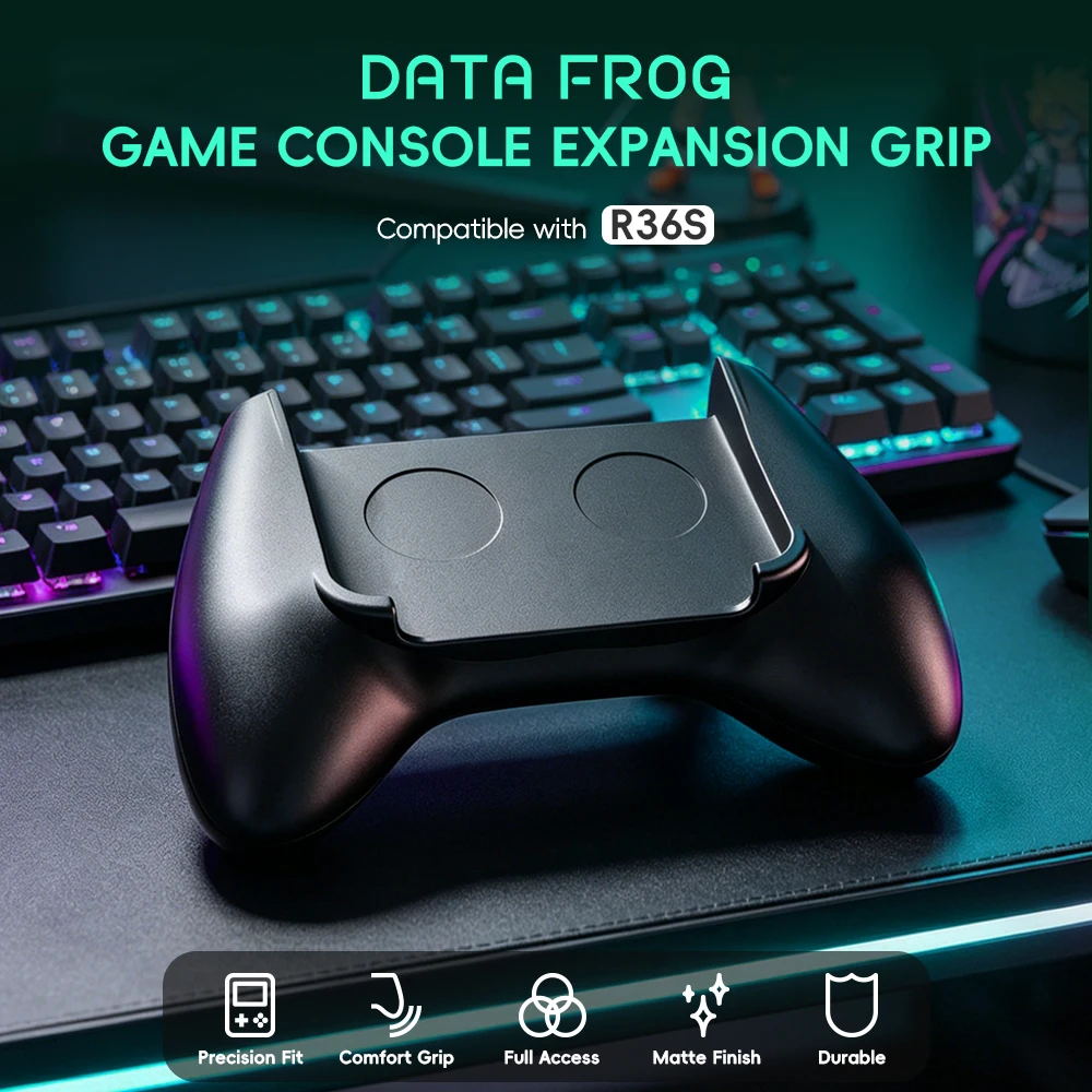 Gaming Console Handheld Retro - Data Frog R36S Game Grip Ergonomische