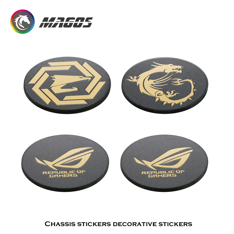 Pad Gaming Console - Computerkast Fan Metalen Sticker ROG MSI