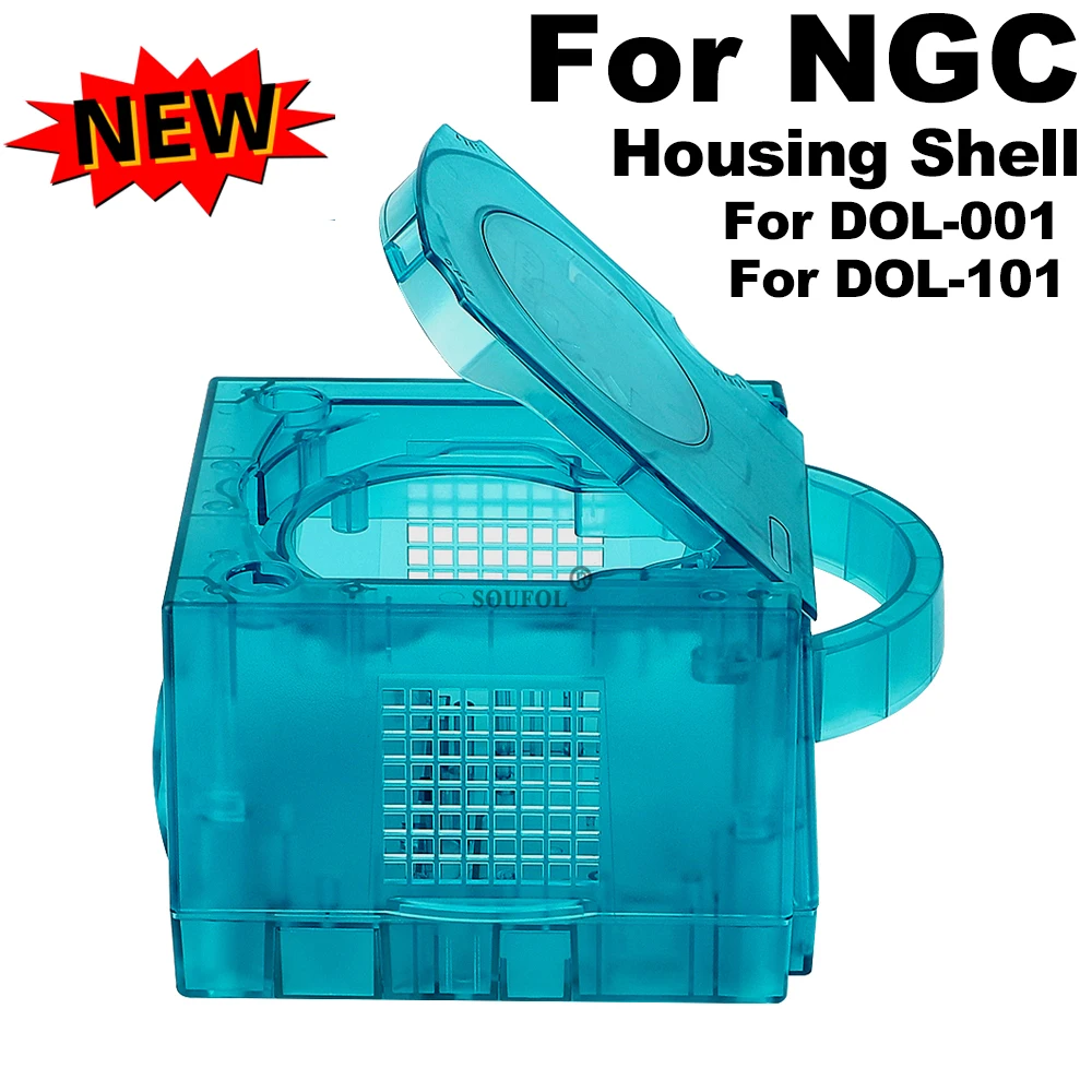 Gaming Console Nintendo - Ijsblauw Vervanging Case voor Gamecube Shell