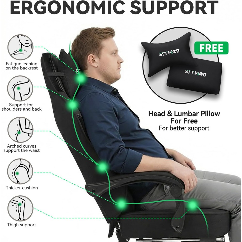 Ergonomische gamingstoel met v - Gaming Chair Cushion recensie en prijs