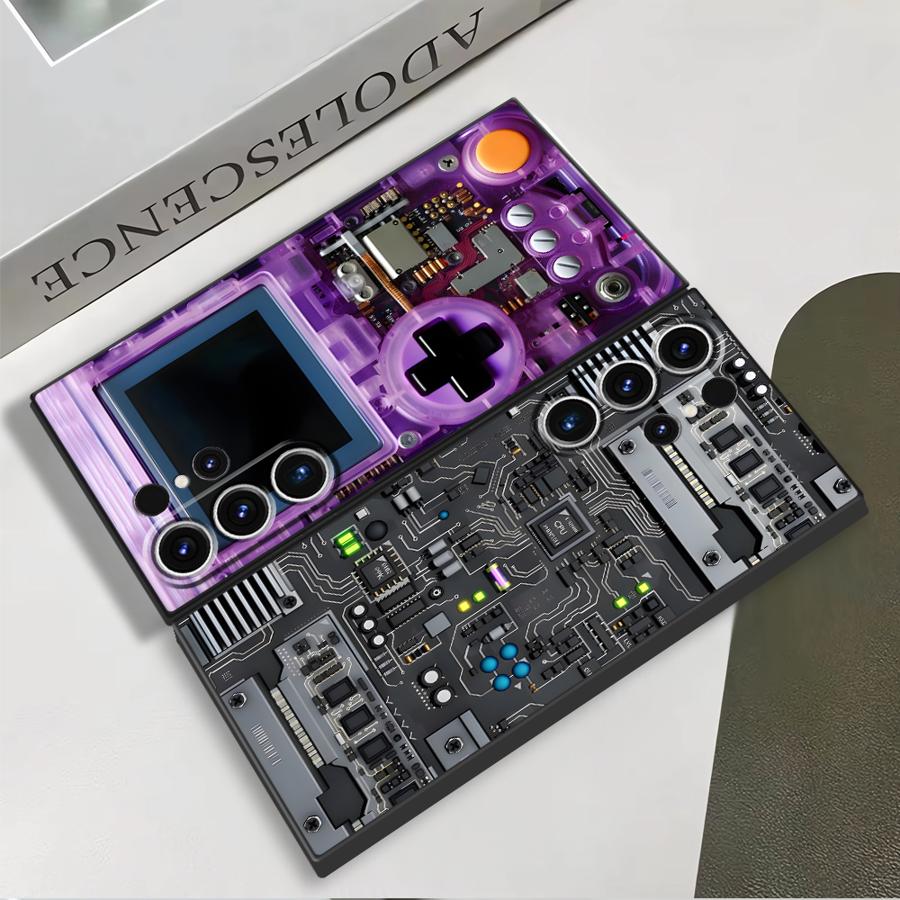 Paarse gaming console telefoon - Gaming Console Cartoon recensie en prijs