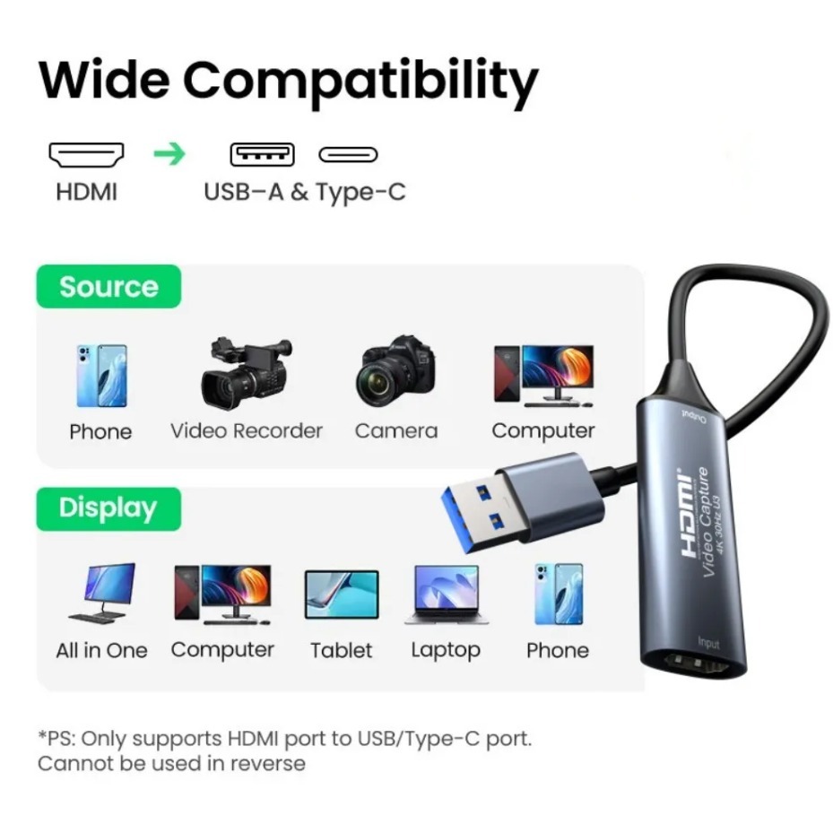USB-C 2.0/3.0 HDMI Video Captu - Pad Gaming Console recensie en prijs