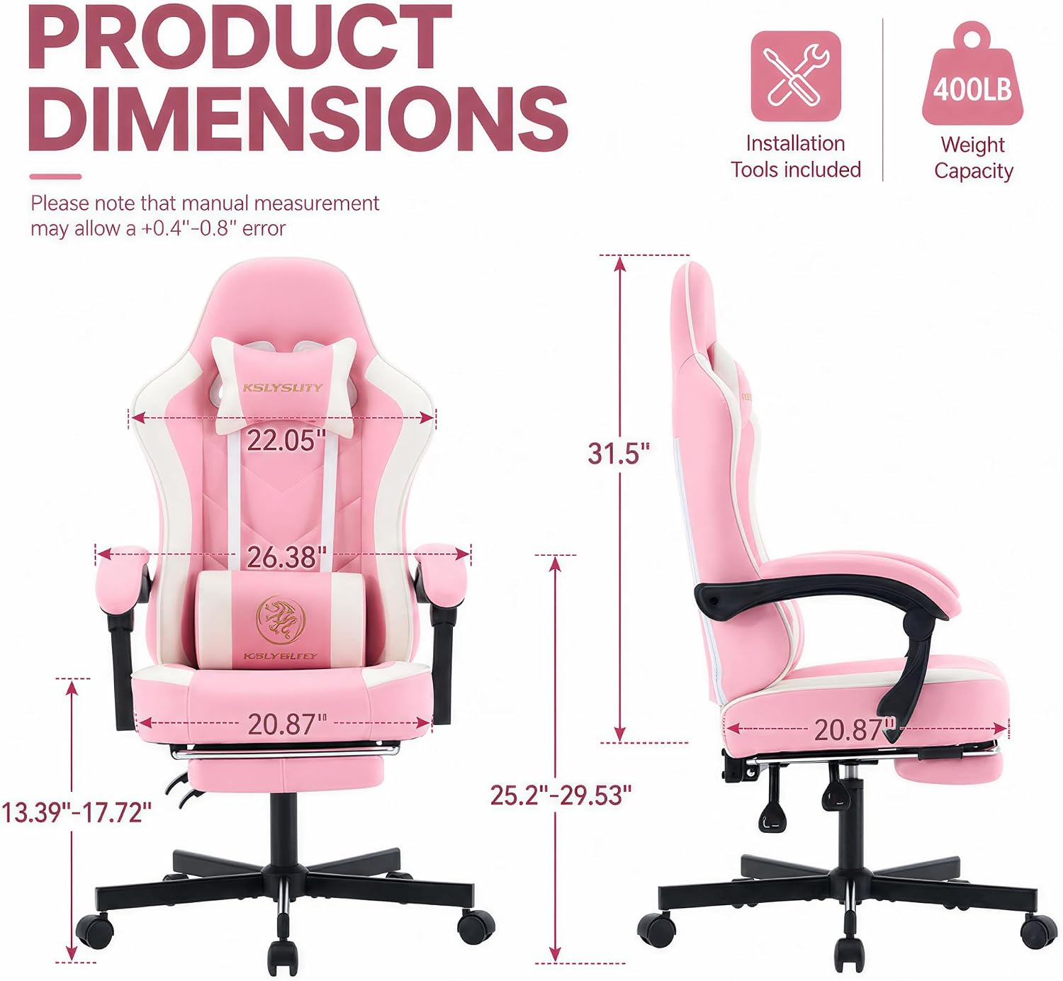 Ergonomische gamingstoel met h - Gaming Chair Cushion recensie en prijs