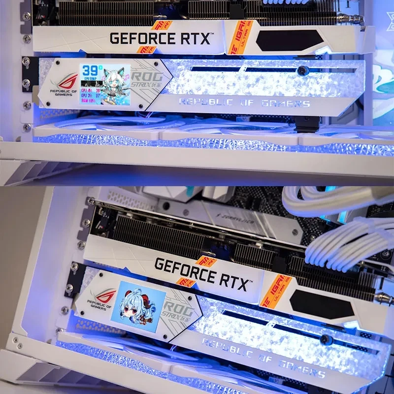 DIY 2,2 inch LCD-scherm GPU-be - Gaming Console Display Cabinet recensie en prijs