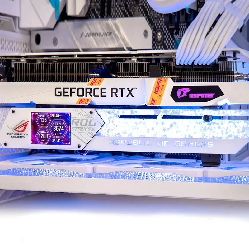DIY 2,2 inch LCD-scherm GPU-be - Gaming Console Display Cabinet recensie en prijs