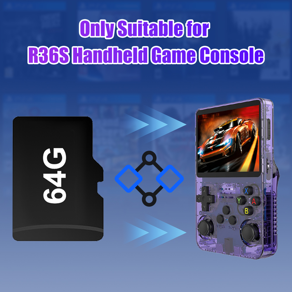 64G Game TF-kaart voor R36S Vi - Gaming Console Handheld Retro recensie en prijs
