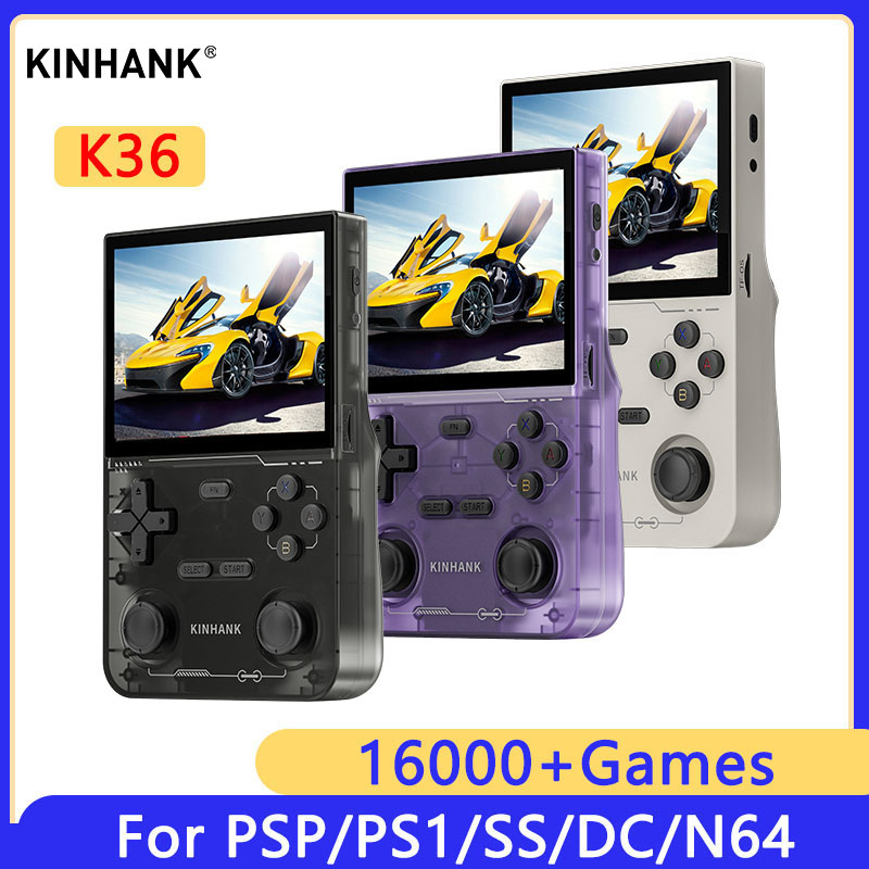 KINHANK K36 Retro Handheld Vid - Gaming Console Handheld Retro recensie en prijs
