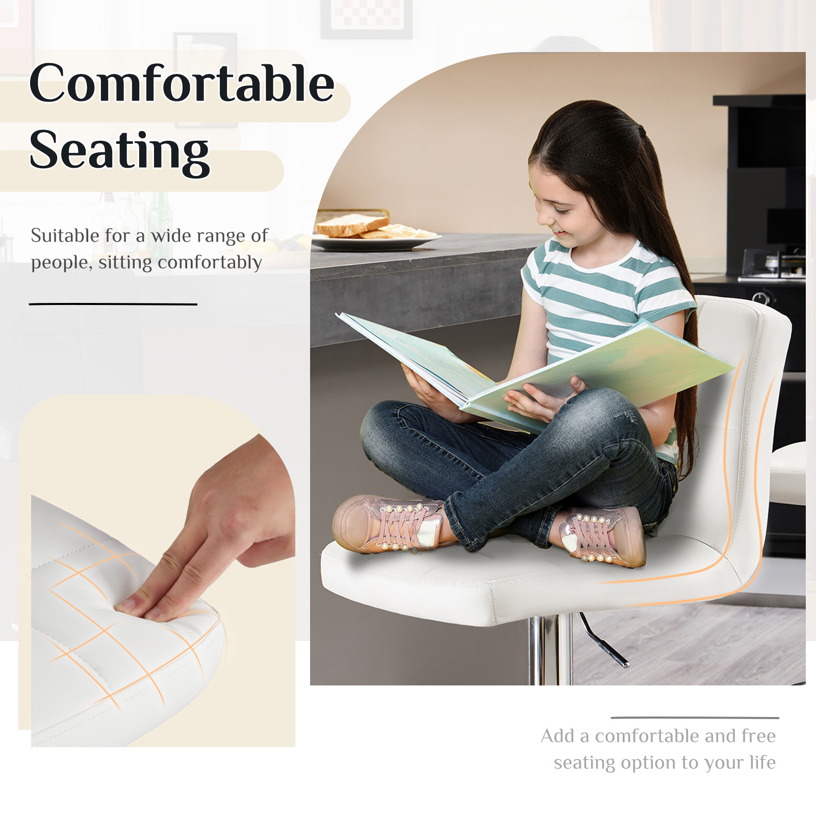 JHK Ergonomische Armloze PU Le - Gaming Chair Cushion recensie en prijs