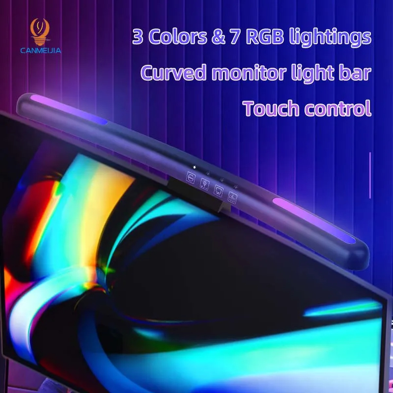 Gebogen Led Monitor Lichtbalk  - Pad Gaming Console recensie en prijs