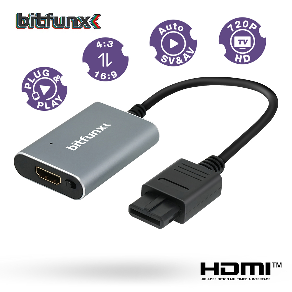 Bitfunx 720P HDMI ™   Adapter  - Gaming Console Nintendo recensie en prijs