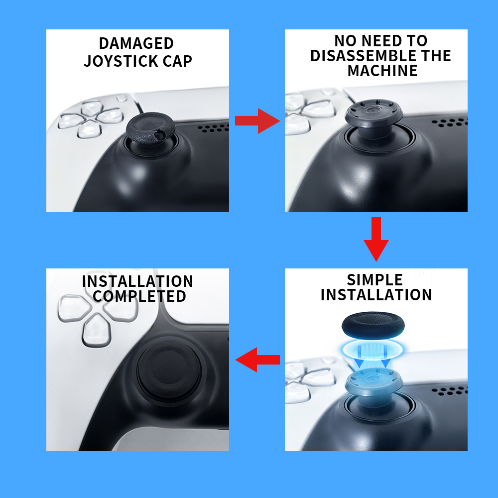 2-6 stuks antislip duimgreepdo - Gaming Console Tv Stick recensie en prijs